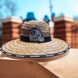 Raiders Straw Hat Raider Nation